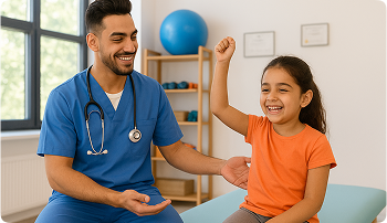 علاج طبيعي للأطفال ذوي اضطرابات النمو - جلسة واحدة